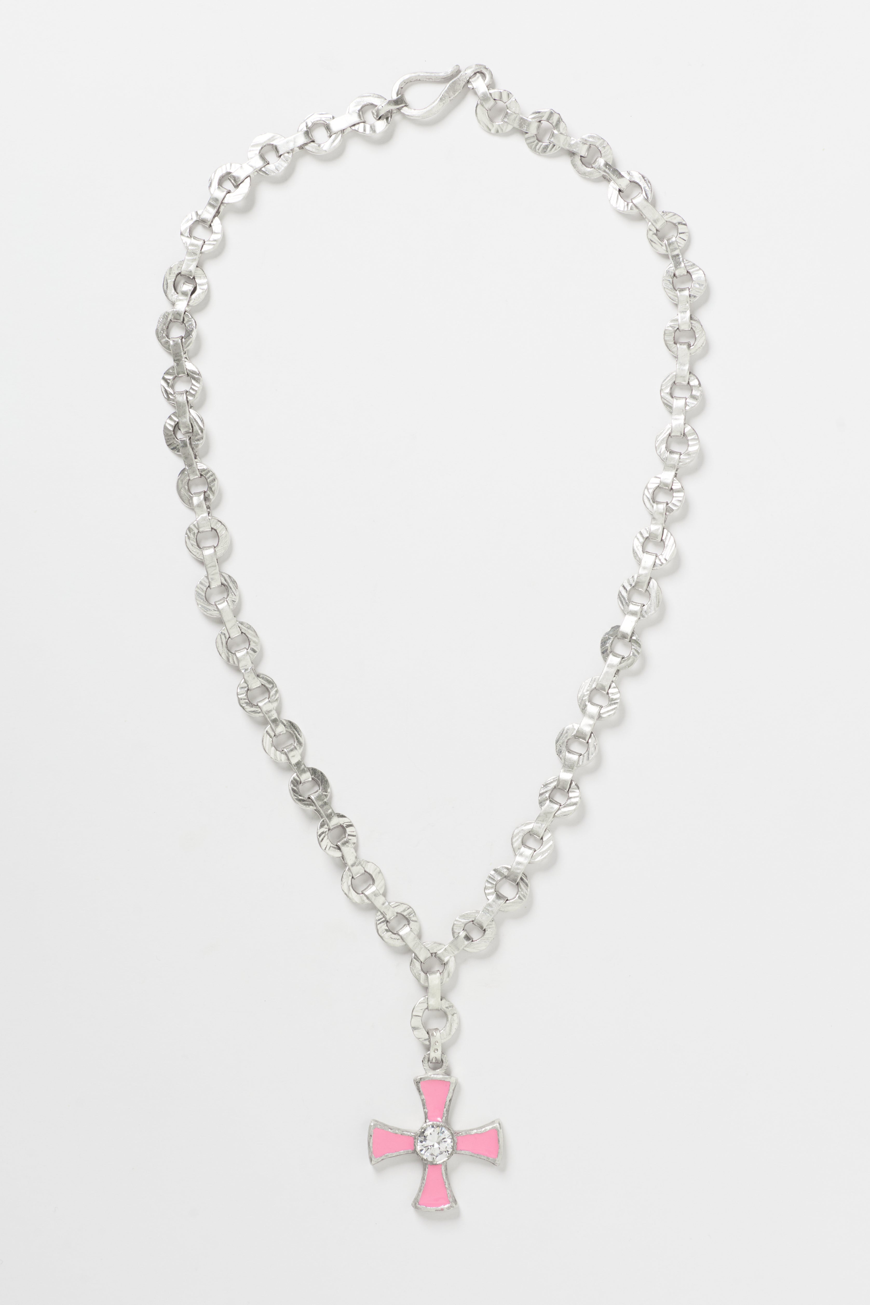 CROSS PENDANT PINK