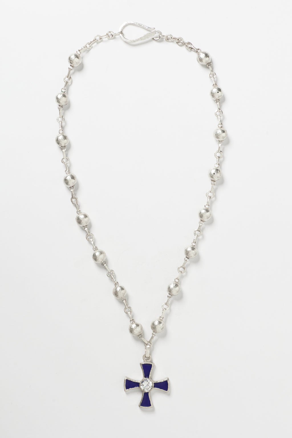 CROSS PENDANT BLEU