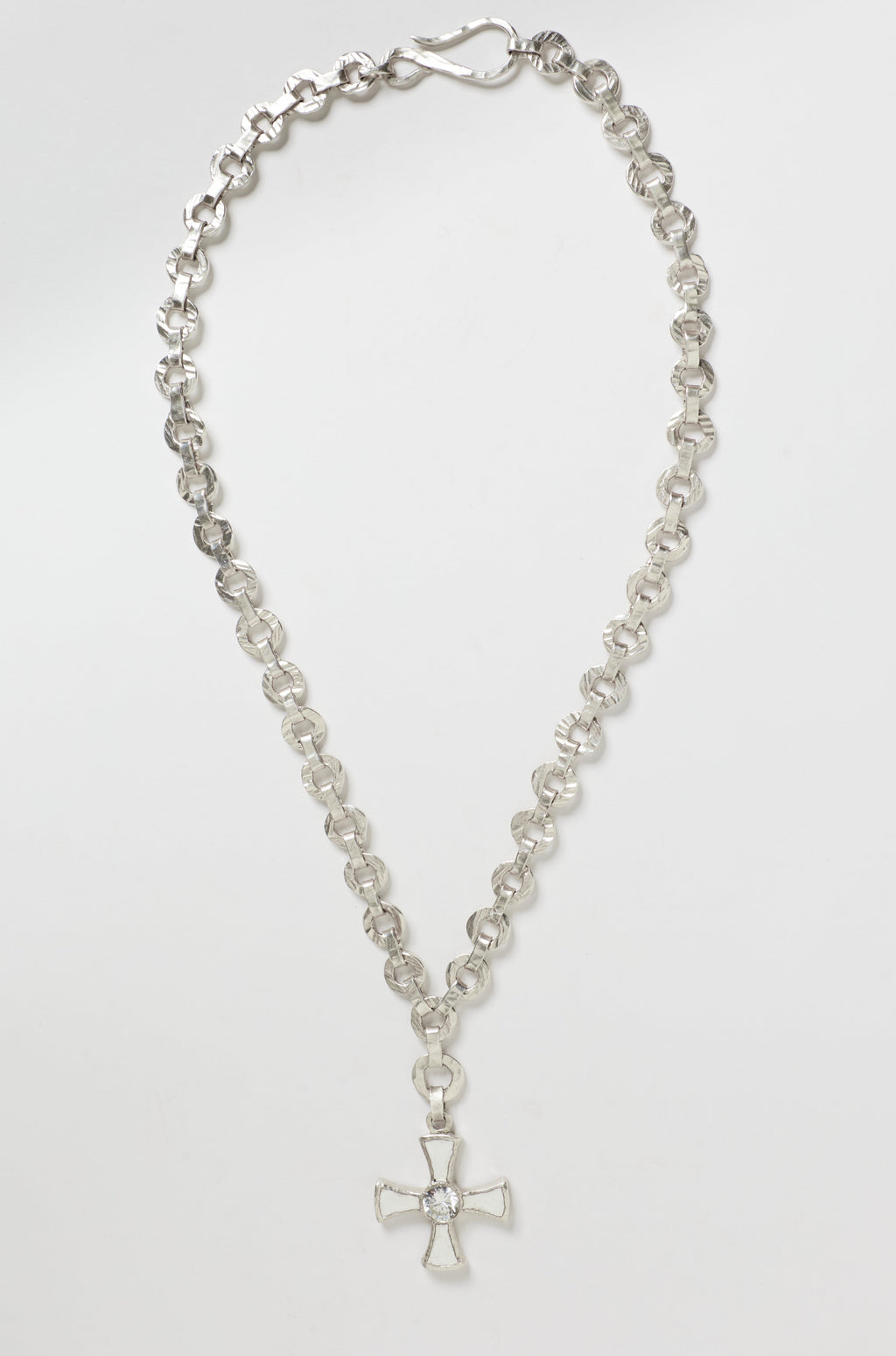 CROSS CHAIN WHITE