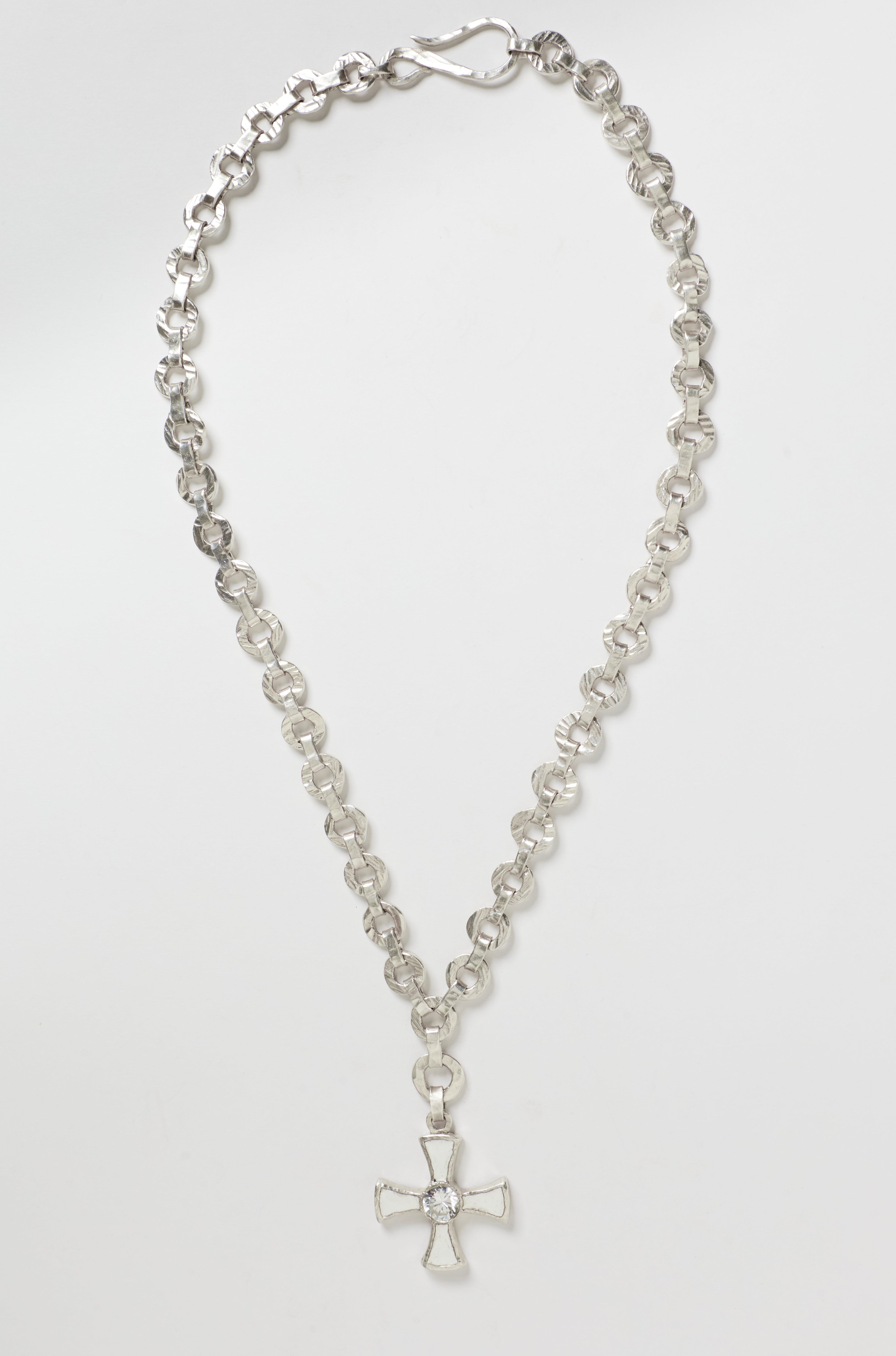 CROSS CHAIN WHITE