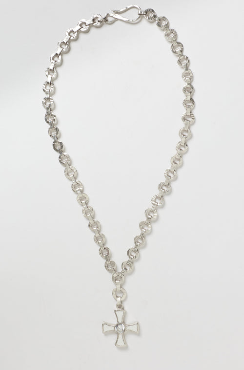CROSS CHAIN WHITE